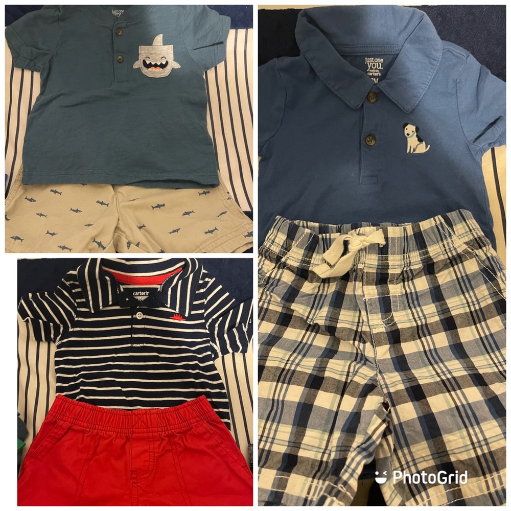 Bundle of 3 baby boy outfits